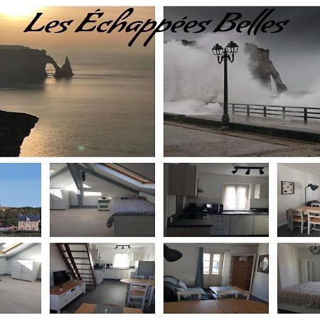 Les Echapees Belles Apartamento Étretat Quarto foto
