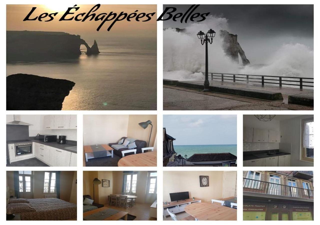 Les Echapees Belles Apartamento Étretat Quarto foto
