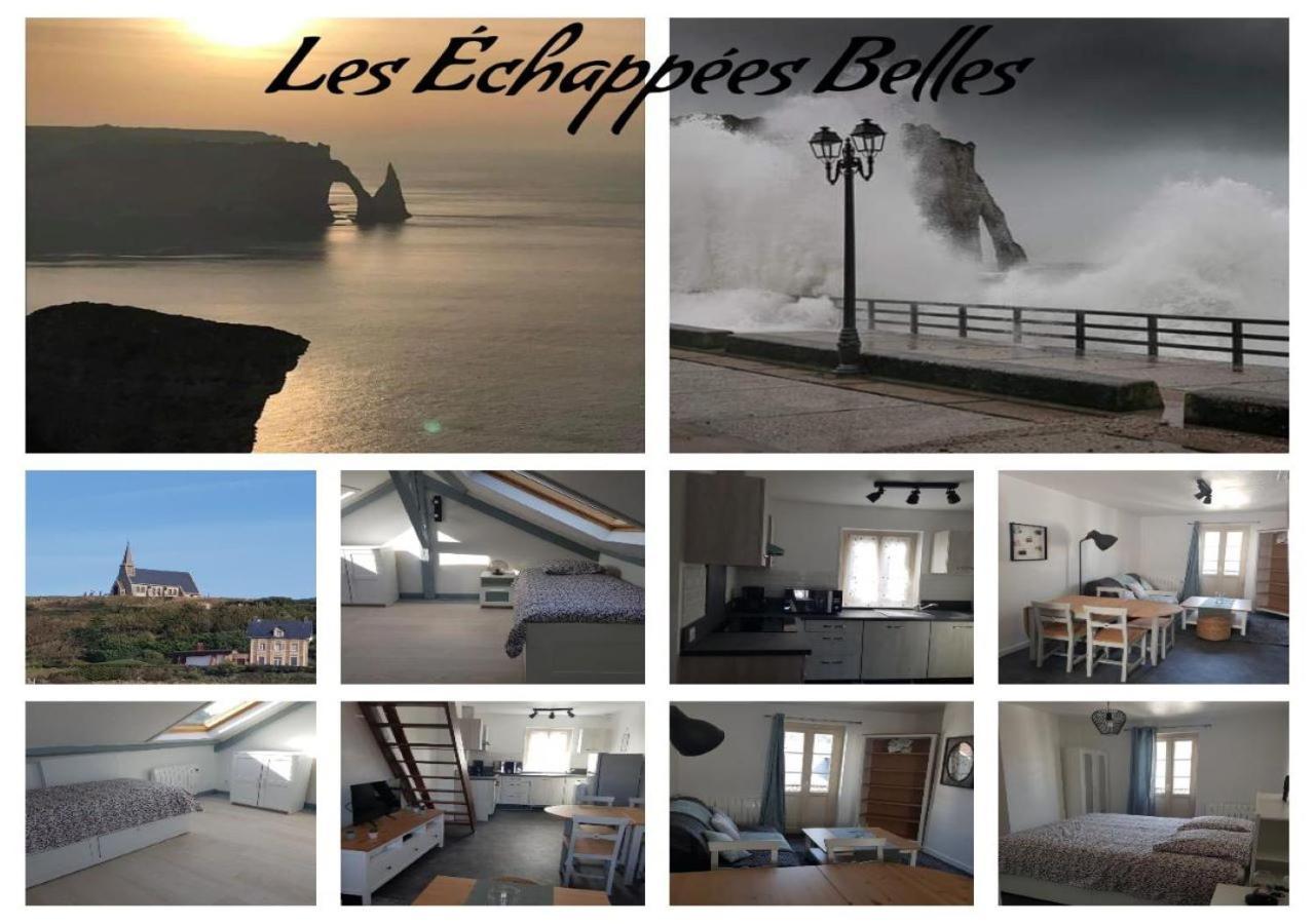 Les Echapees Belles Apartamento Étretat Quarto foto